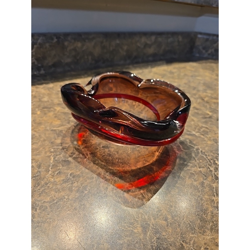 1960s Seguso Murano Style Cigar Ashtray Catchall‎